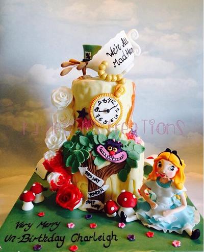 Alice in Wonderland - Cake by Kayleigh's Kreations 