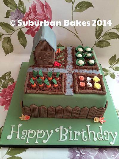 Allotment Cake - Cake by Suburban Bakes