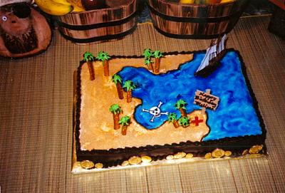Pirate Map - Cake by Julia 