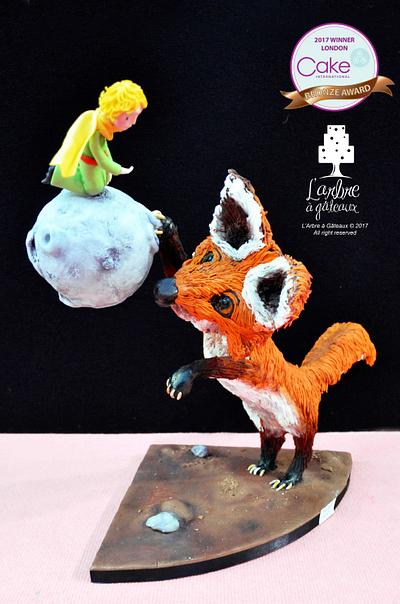 The little Prince and the fox - Le Petit Prince et le renard - Cake by L'Arbre à Gâteaux
