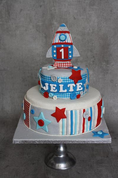 Rocket cake for cool boys - Cake by Bonzzz