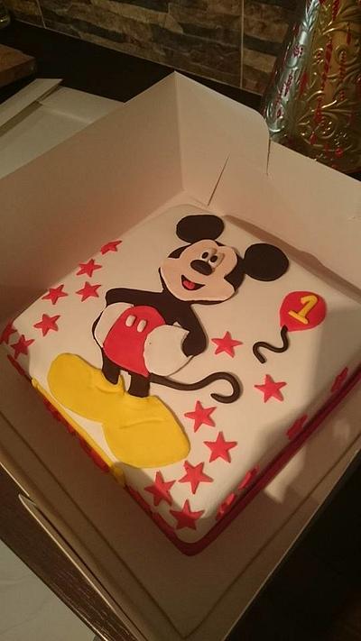 Mickey Mouse Cake - Cake by Jennie