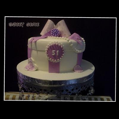 Birthday Gift box cake.  - Cake by Comfort
