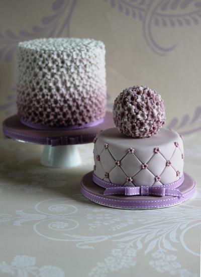 Pretty mini lilac cakes - Cake by Zoe's Fancy Cakes