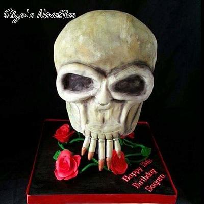 Devilskin Skull - Cake by Eliza's Novelties