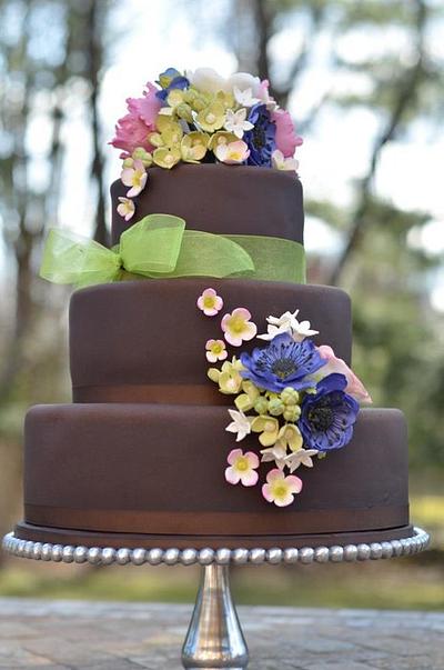 Tower of Flower Love - Cake by Elisabeth Palatiello