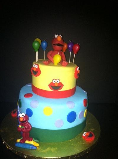 Elmo cake - Cake by Teresa