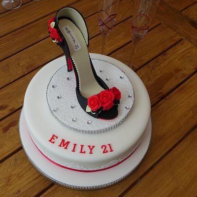Birthday Shoe Cake - Cake by Lorraine Yarnold