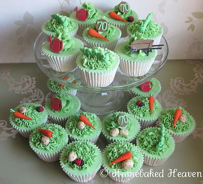 Gardening-themed cupcakes - Cake by Amanda Earl Cake Design