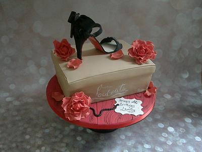 Louboutin Shoe Cake - Cake by Alanscakestocraft