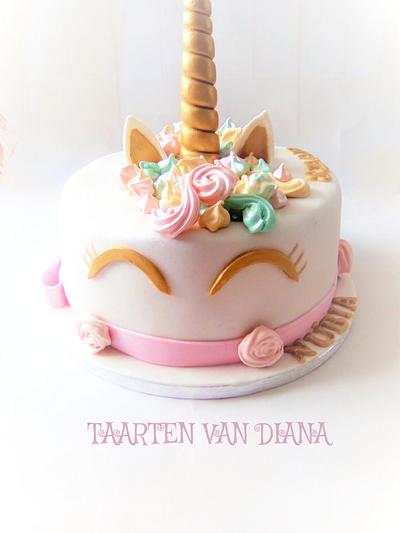 unicorn - Cake by taartenvandiana