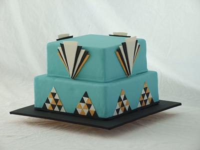 Art Deco cake - Cake by Its a Piece of Cake