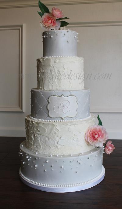Rustic Elegance Wedding Cake - Cake by Shannon Bond Cake Design