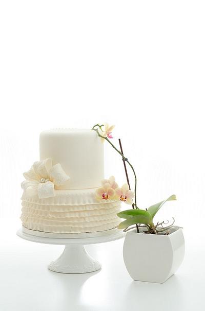 Frills and Lace Cake - Cake by Tiers Of Happiness