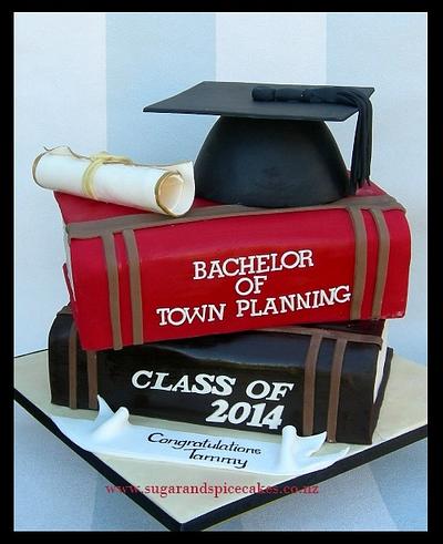 Graduation Cake - Cake by Mel_SugarandSpiceCakes