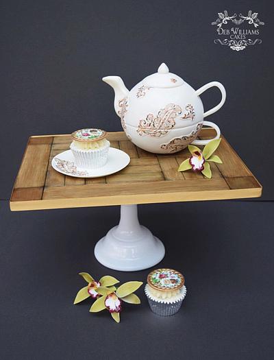 Tea for One Teapot - Cake by Deb Williams Cakes