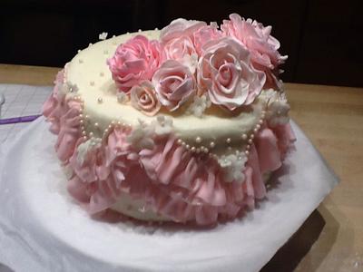 Mom's Birthday - Cake by Cathryn Kiesewetter