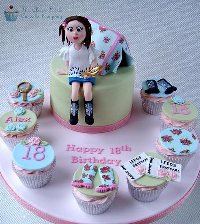 Girlie Festival Themed Cake - Cake by Amanda’s Little Cake Boutique