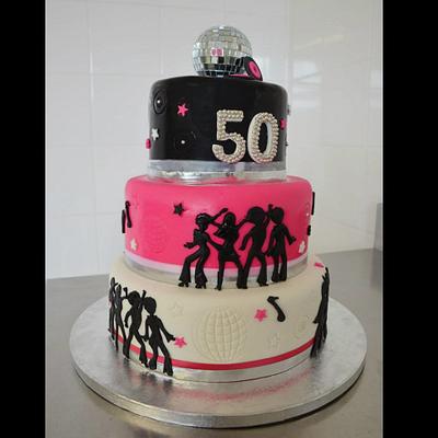 Disco Birthday Cakes - Cake by Une Fille en Cuisine