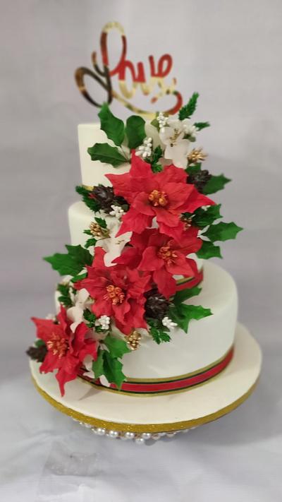 Christmas wedding cake - Cake by Santis