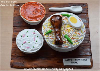 Chicken Biryani Cake - Cake by Divya Haldipur