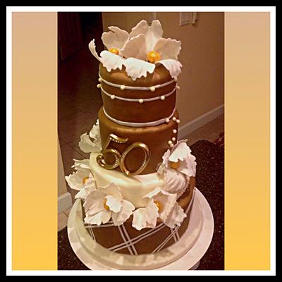 50th wedding anniversary - Cake by Alberto and Gigi's cakes