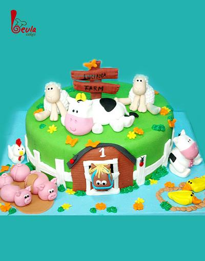 farm cake - Cake by Beula Cakes