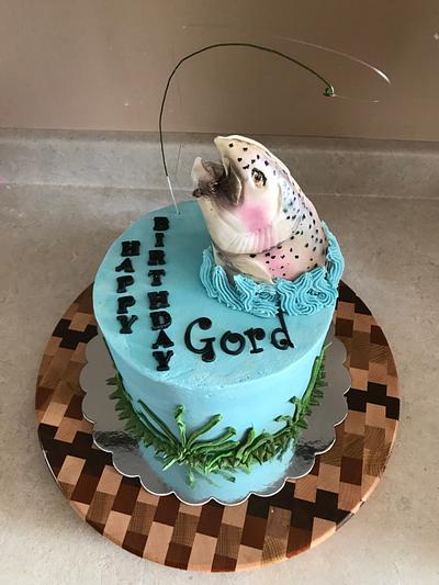Trout on my Cake!  - Cake by The Butterfly Baker 