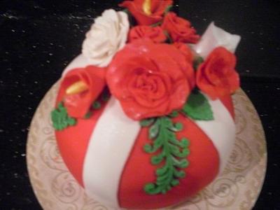 Christmas Ornament Cake - Cake by Ms. Shawn