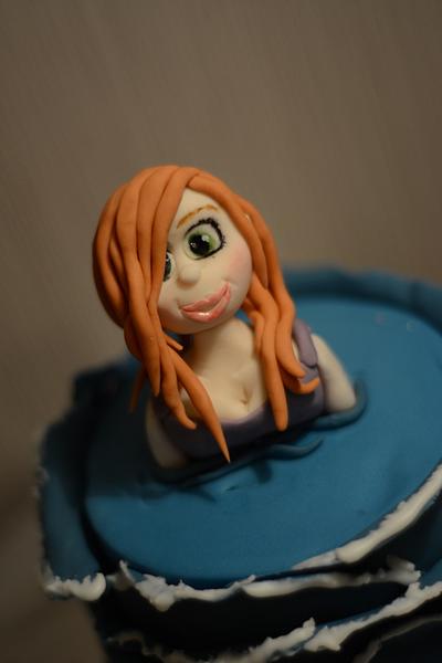 Mermaid/swimming - Cake by Tilly