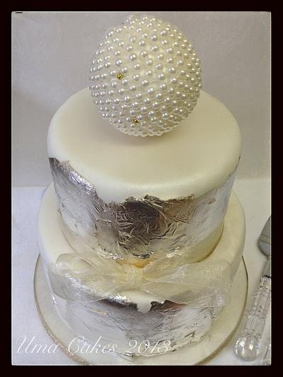 2 tier "rustic" wedding cake - Cake by Daba1