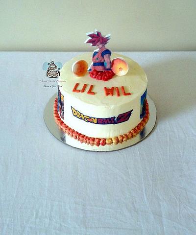 Dragon Ball Z Birthday Cake - Cake by Carsedra Glass