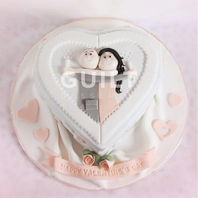 Valentine Hug - Cake by Guilt Desserts