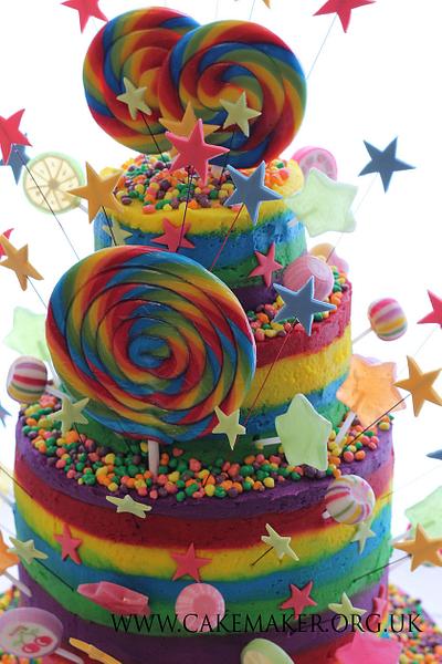 Taste the Rainbow - Cake by jill chant