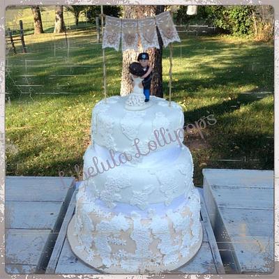 Rustic Wedding Cake & Cake Pops - Cake by Mariela 