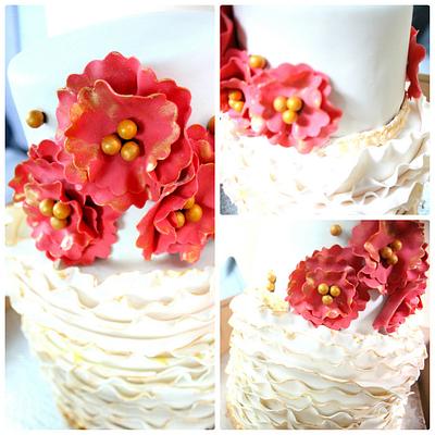 Ruffles - Cake by Ms.K Cupcakes