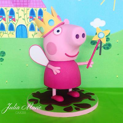 Princess Peppa Pig - Cake by Julia Marie Cakes