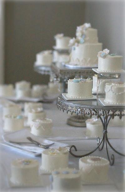 Vintage Mini Cakes - Cake by Jennifer Fedje