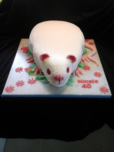 3d white mouse - Cake by Christiane Offenbächer 