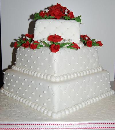 Cody & Salena's Wedding Cake - Cake by Nicole Taylor