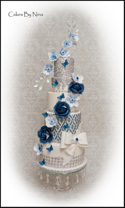 "Sapphire" - Cake by Cakes by Nina Camberley
