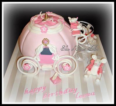 Cinderella Carriage/Coach Cake - Cake by Slice of Sweet Art