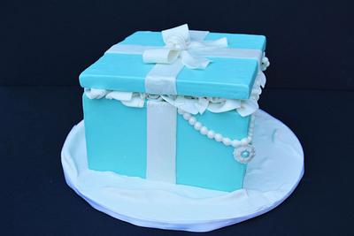 Tiffany Gift Box - Cake by Seema Acharya
