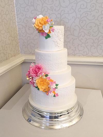Wedding Cake - Cake by Claire Lawrence