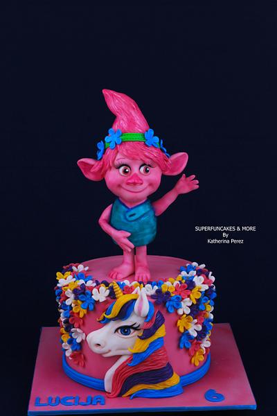 My trolls girl! - Cake by Super Fun Cakes & More (Katherina Perez)
