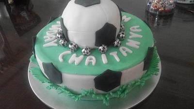 football theme cake - Cake by Heena Sagani