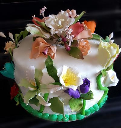 Mother's Day Spring Flowers - Cake by TiffanyCakes