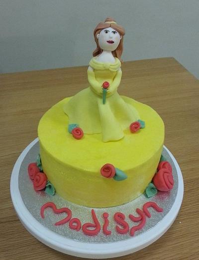 Belle : ) covered in yummy buttercream  - Cake by Colleen Flynn-Stridgeon