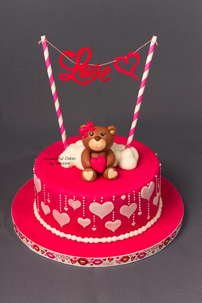 Valentines day cake - Cake by Vanessa