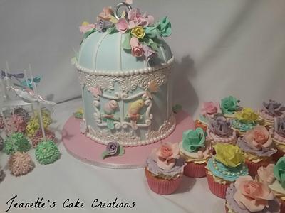 Bird cage cake - Cake by Jeanette's Cake Creations and Courses